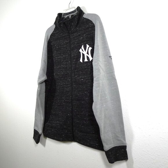 Fanatics New York Yankees Full-Zip Jacket Men's Size XL Gray Fan Apparel - Picture 3 of 7